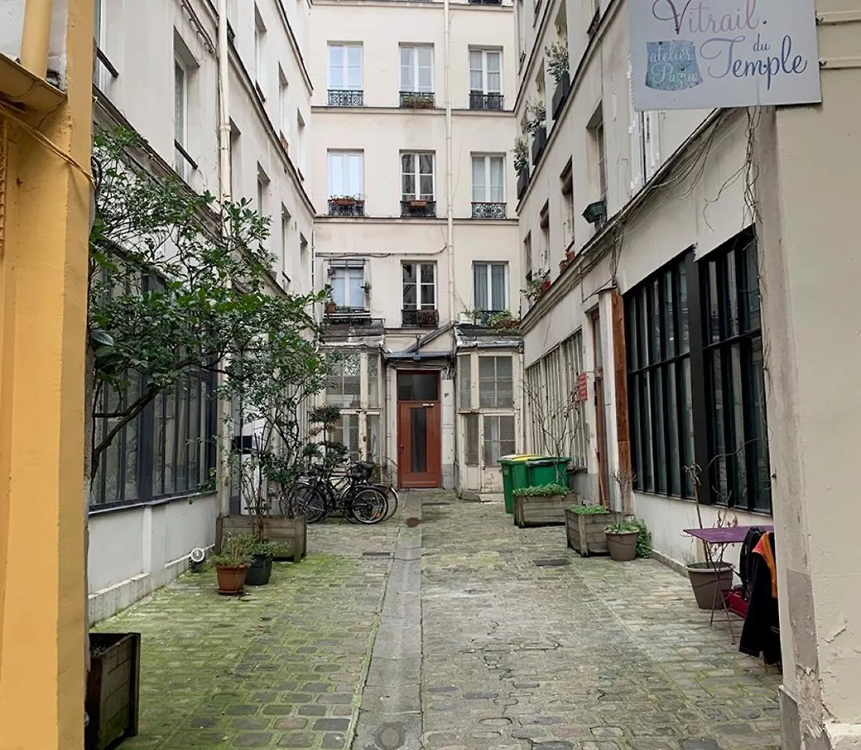 شقة Charming Loft Style In Center Of Marais